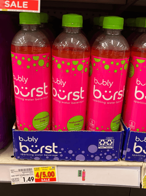 Bubly Burst Kroger Shelf Image