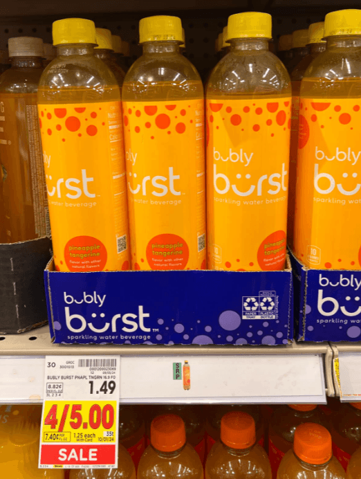 Bubly Burst Kroger Shelf Image