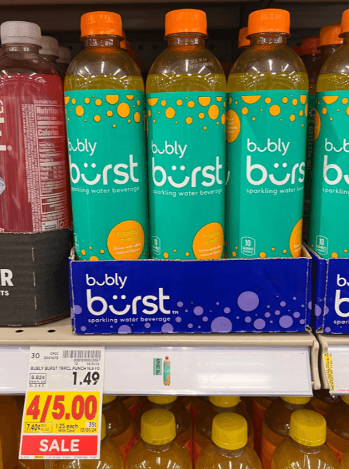 Bubly Burst Kroger Shelf Image