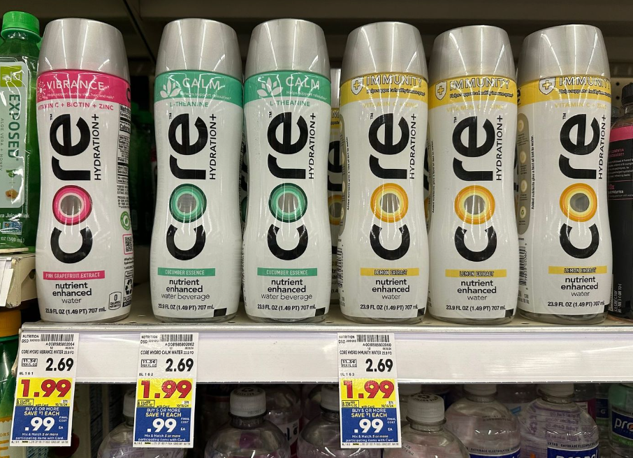 Core Hydration+ Water Kroger Shelf Image