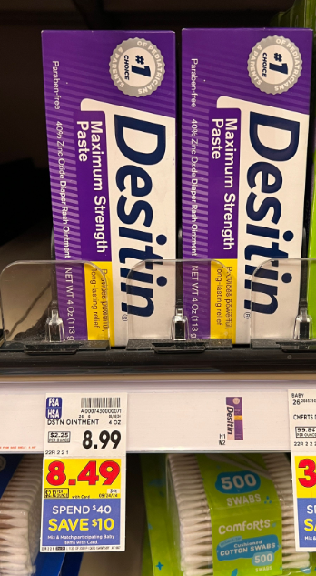 Desitin Kroger Shelf Image