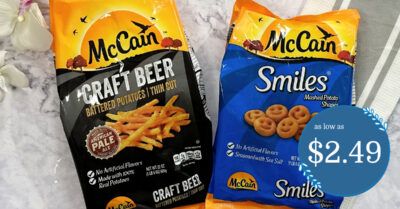 McCain Craft Beer Potatoes and Smiles Mashed Potato Shapes Kroger Krazy