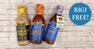 Noble Made BBQ, Buffalo and Wing Sauces kroger krazy