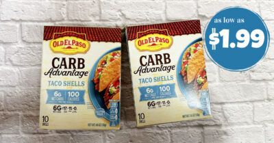 Old El Paso Carb Advantage Taco Shells Kroger Krazy