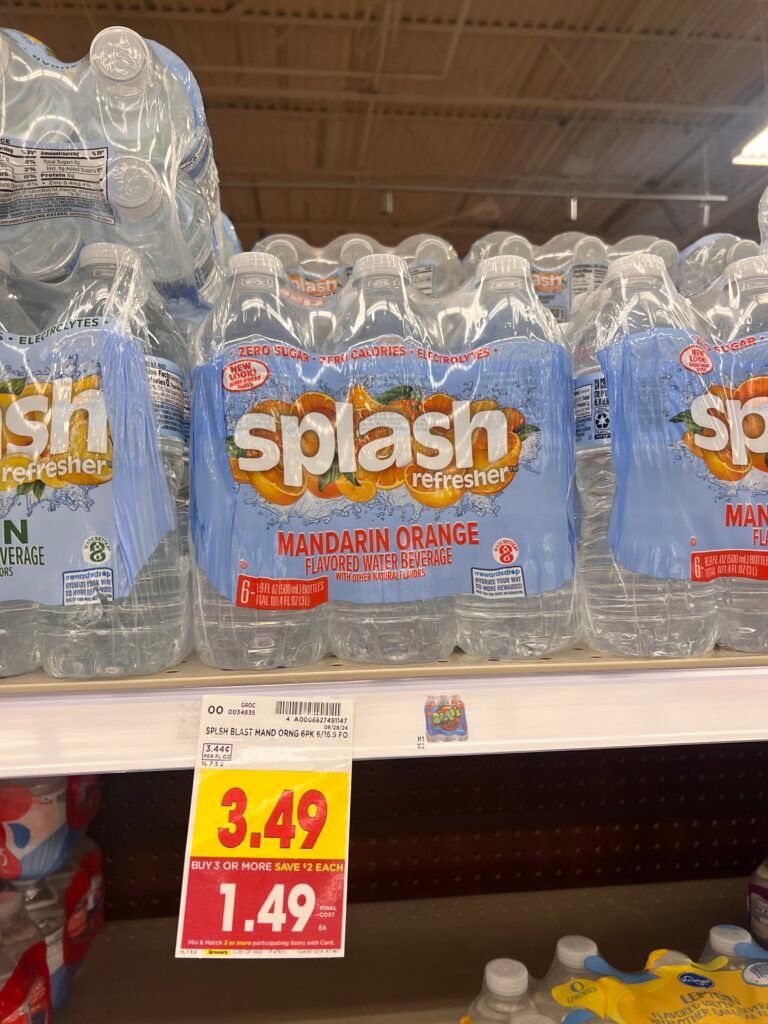 Nestle Splash Water Kroger Shelf Image