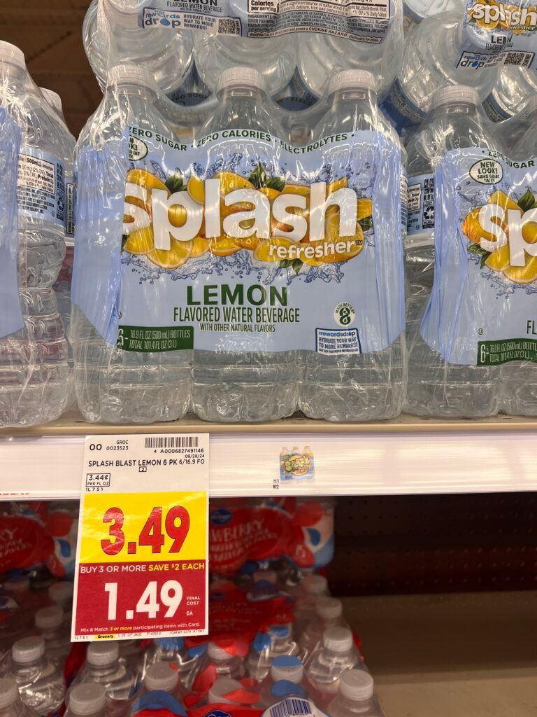 Nestle Splash Water Kroger Shelf Image