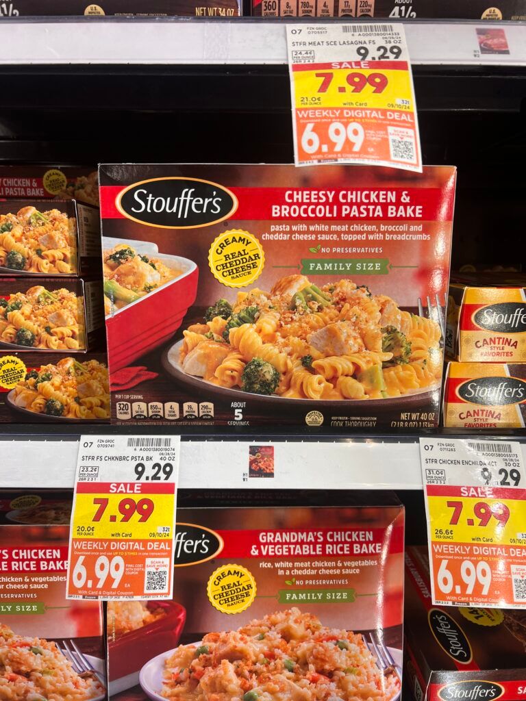 Stouffer's Entrees Kroger Shelf Image