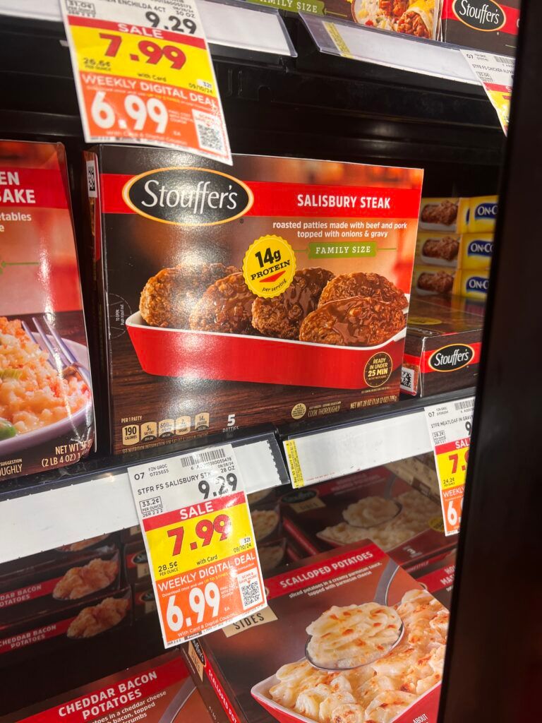 Stouffer's Entrees Kroger Shelf Image