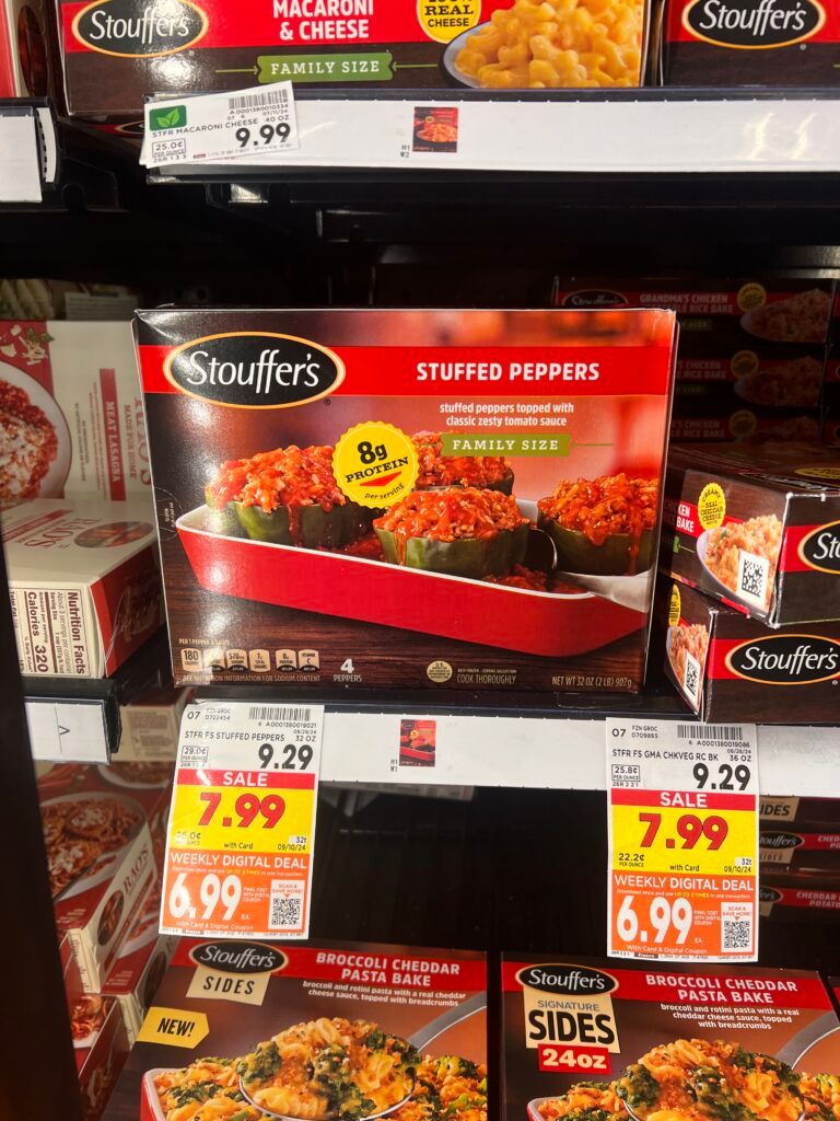 Stouffer's Entrees Kroger Shelf Image