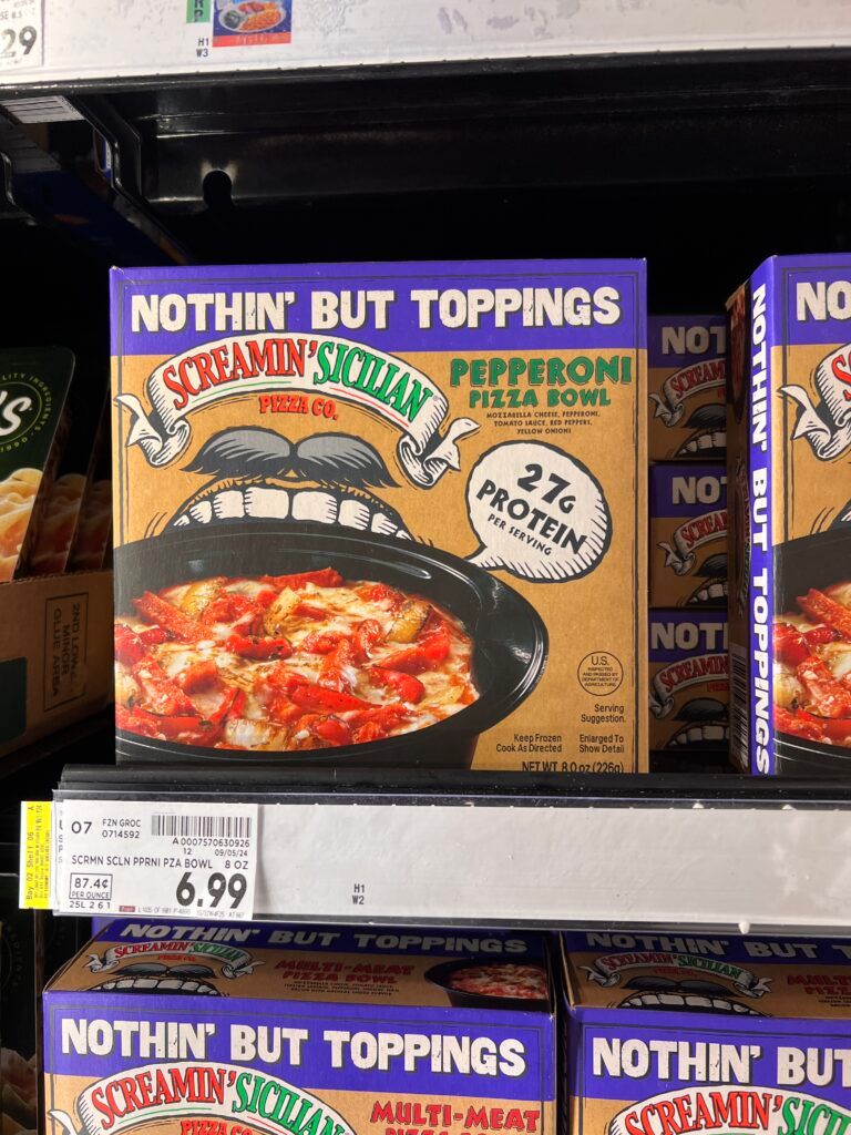 Screamin' Sicilian Loaded Bowl Kroger Shelf Image