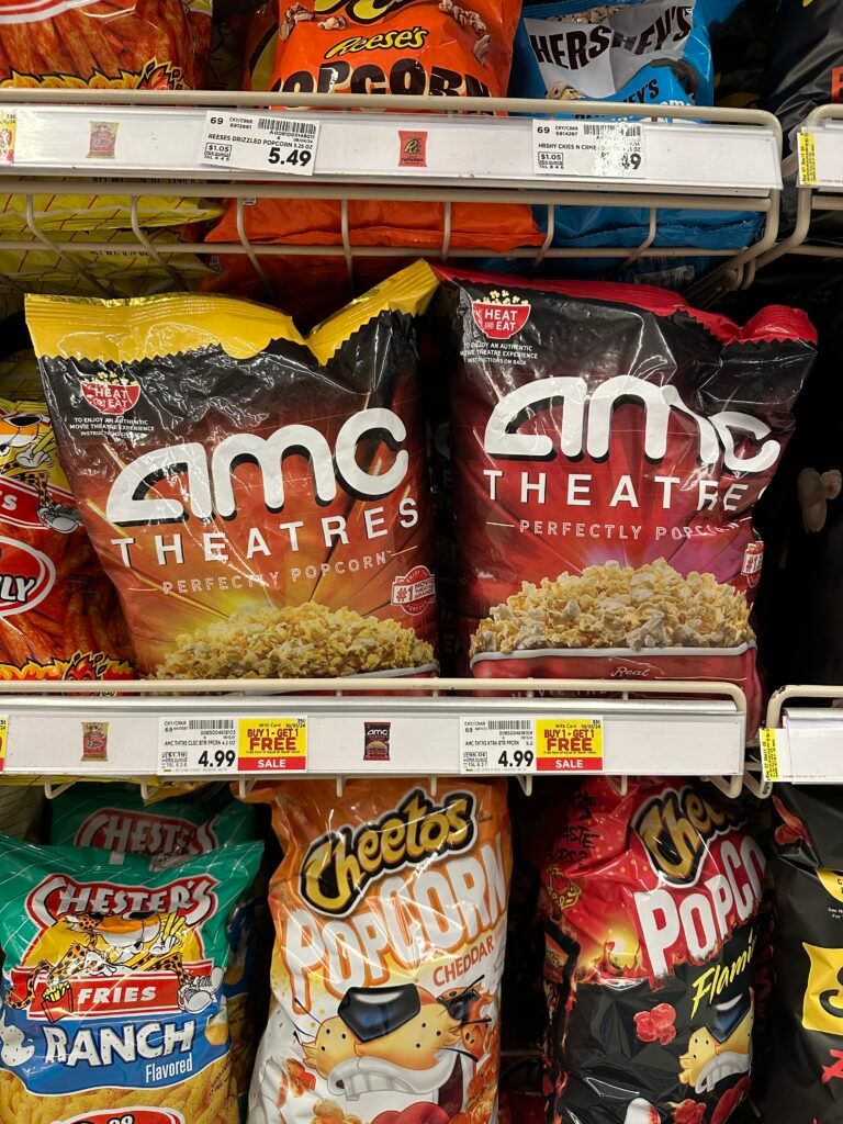 amc popcorn kroger shelf image