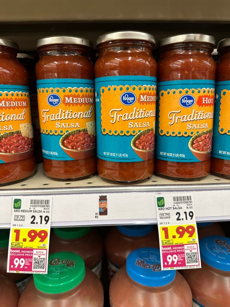 Kroger Salsa Shelf Image