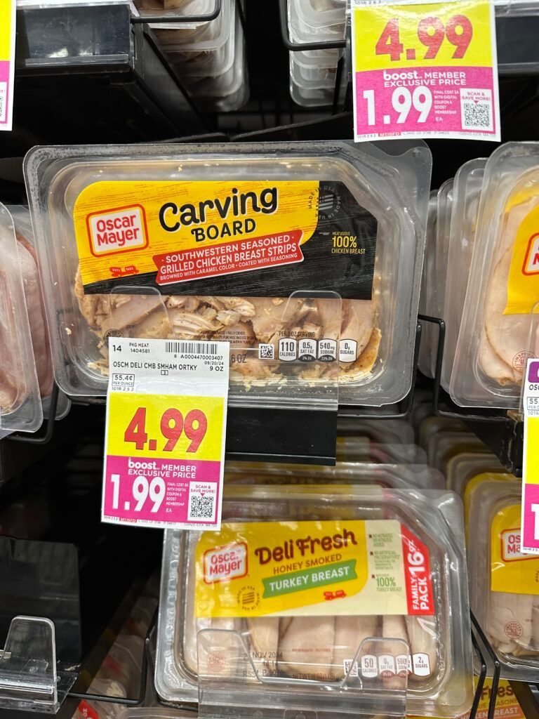 Oscar Mayer Deli Fresh Lunch Meat Kroger Shelf Image