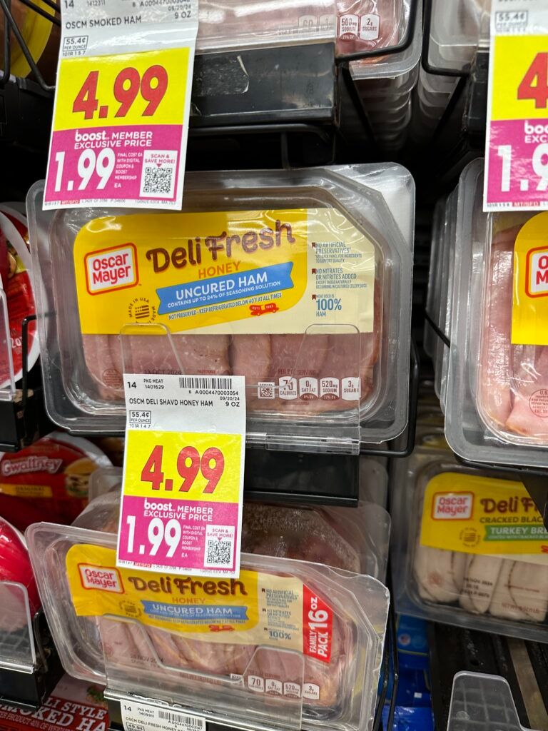 Oscar Mayer Deli Fresh Lunch Meat Kroger Shelf Image