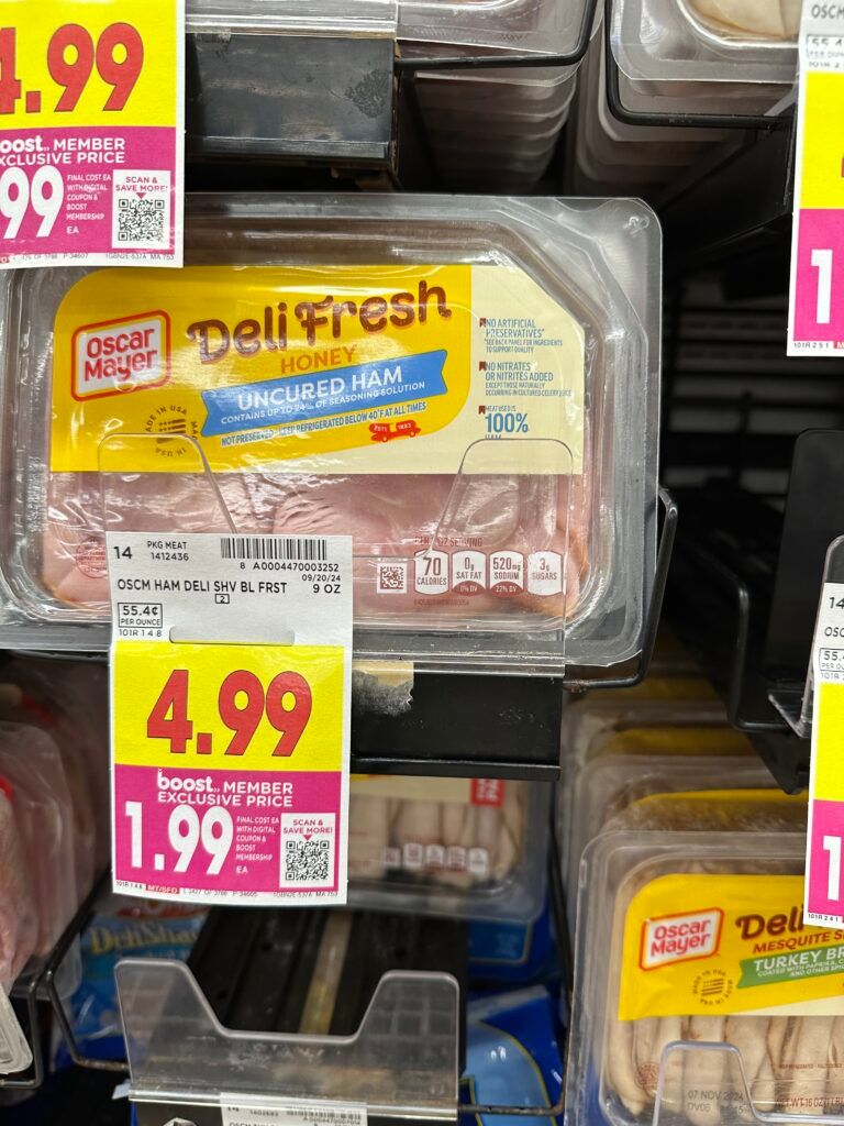 Oscar Mayer Deli Fresh Lunch Meat Kroger Shelf Image