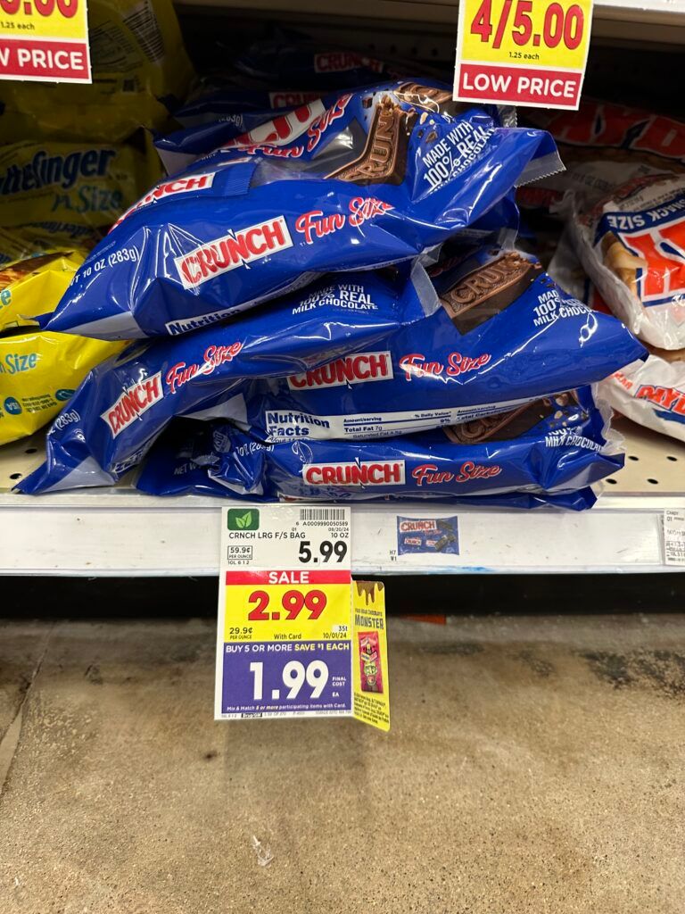 Nestle Crunch Kroger Shelf IMage