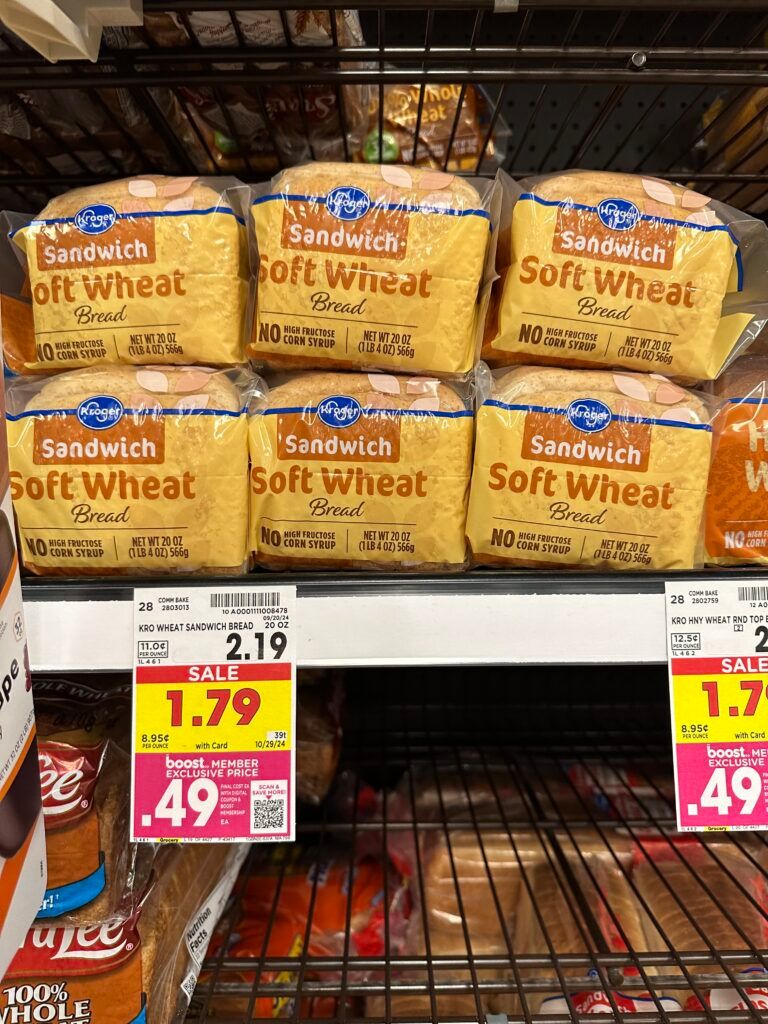 Kroger Bread shelf image