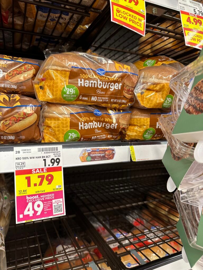 Kroger Buns Shelf Image