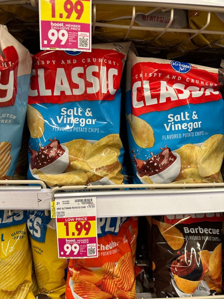 Kroger Potato Chips Shelf Image