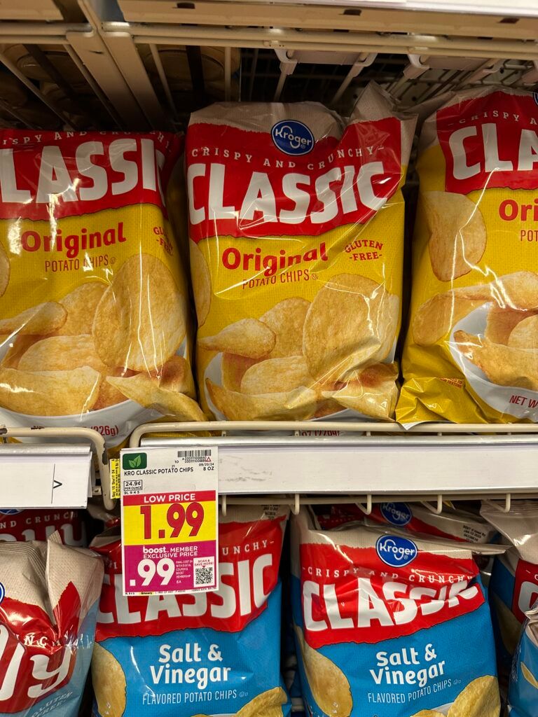 Kroger Potato Chips Shelf Image