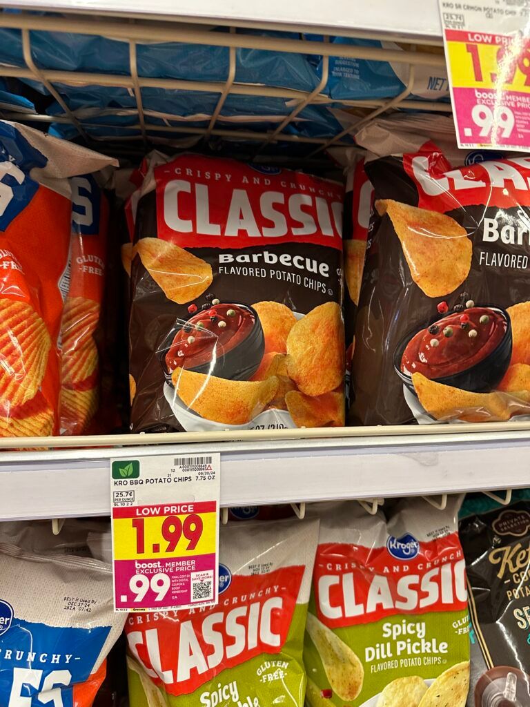 Kroger Potato Chips Shelf Image