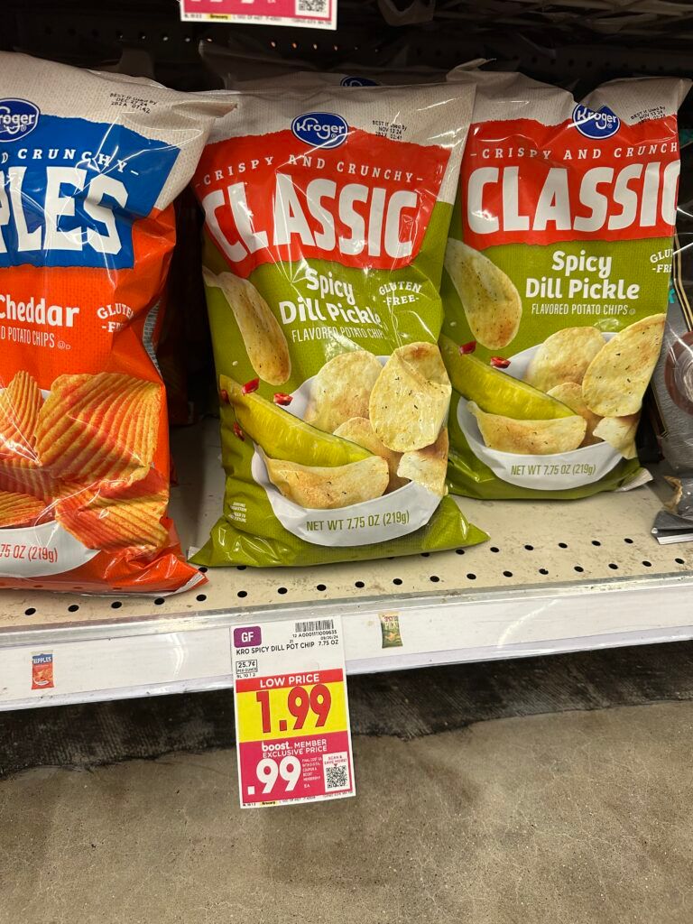 Kroger Potato Chips Shelf Image