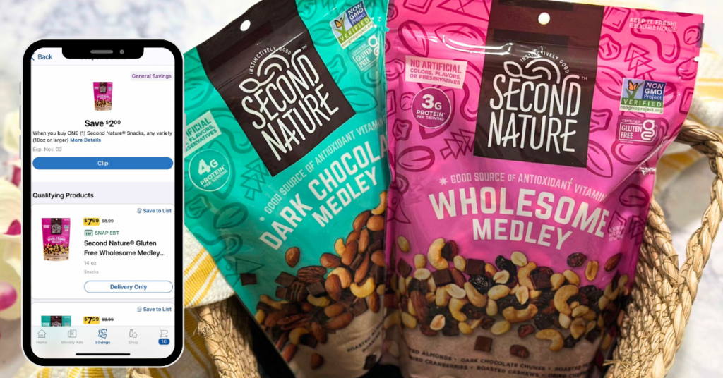 Second Nature Trail Mix Kroger Digital Coupon