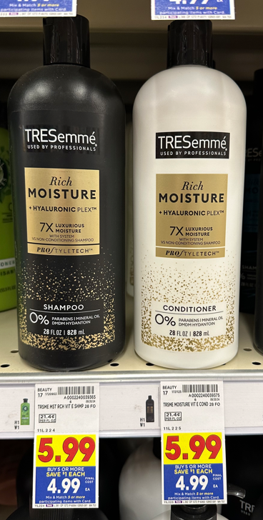 TRESemme Kroger Shelf Image