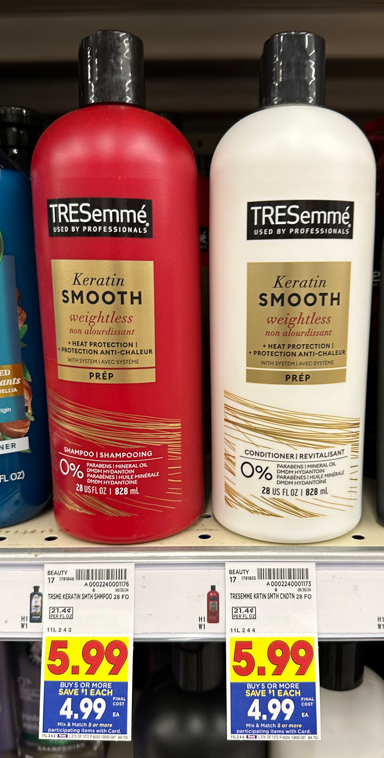 TRESemme Kroger Shelf Image