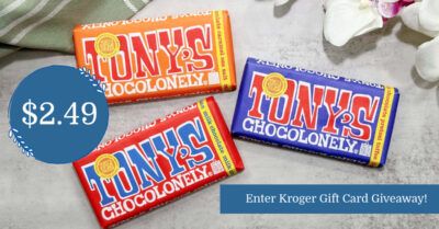 Tony's Chocolonely Large Bars Kroger Krazy