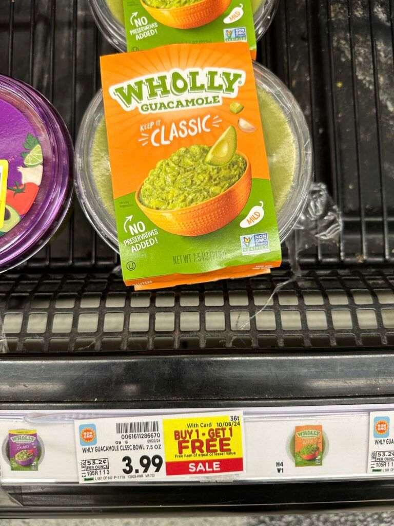 wholly guacamole kroger shelf image