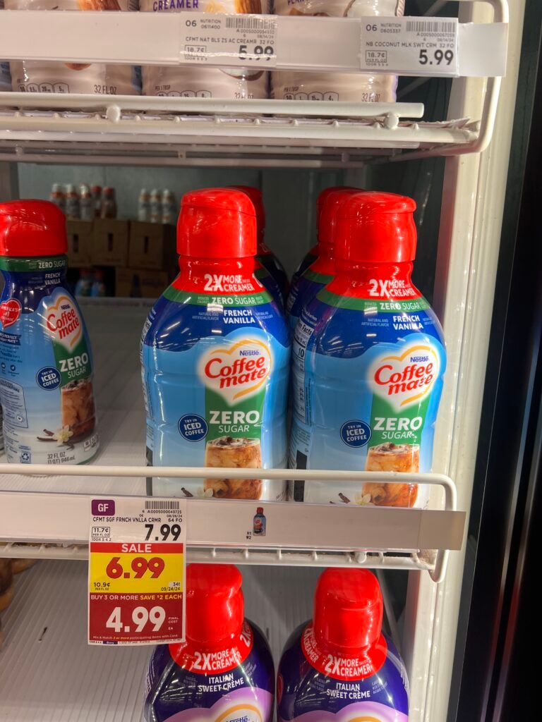 coffee mate creamer kroger shelf image (1)