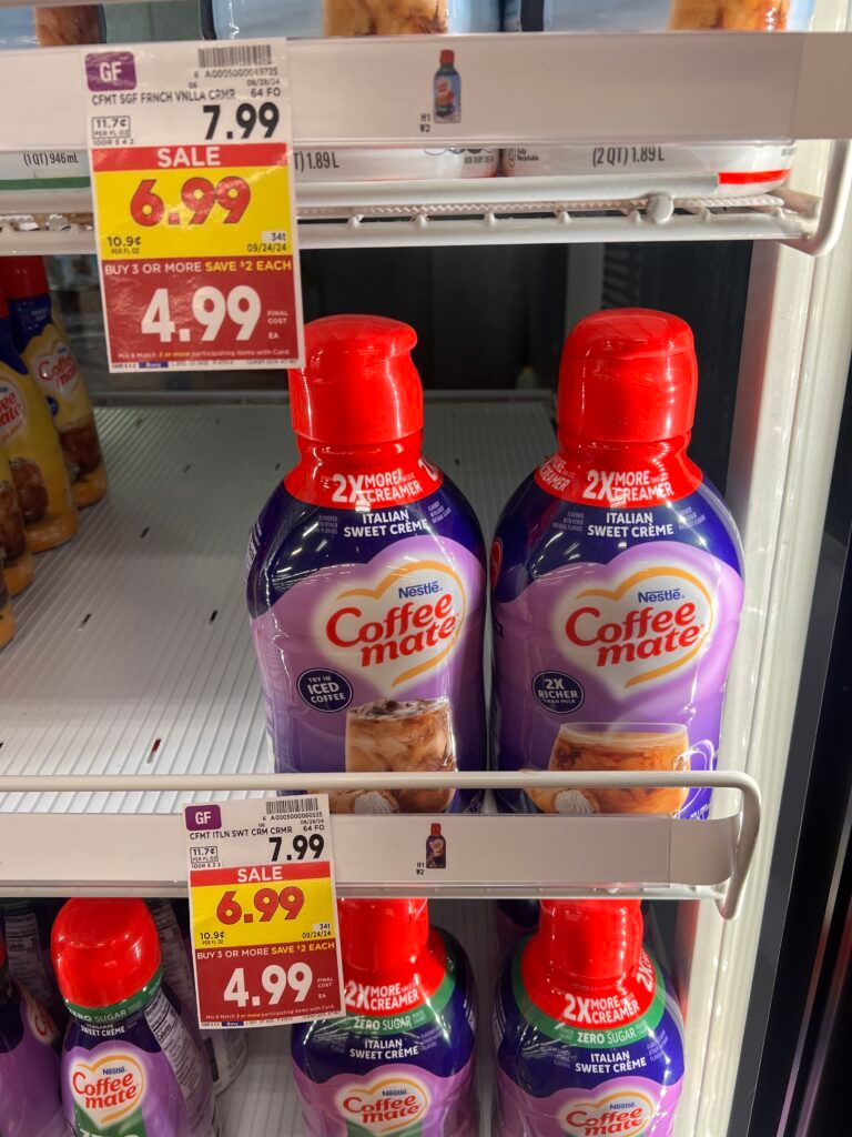 coffee mate creamer kroger shelf image (1)