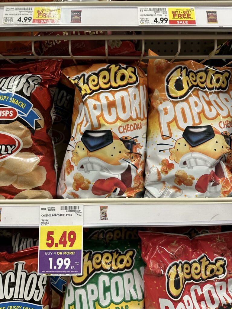 doritos, tostitos, cheetos and lays kroger shelf image' (1)