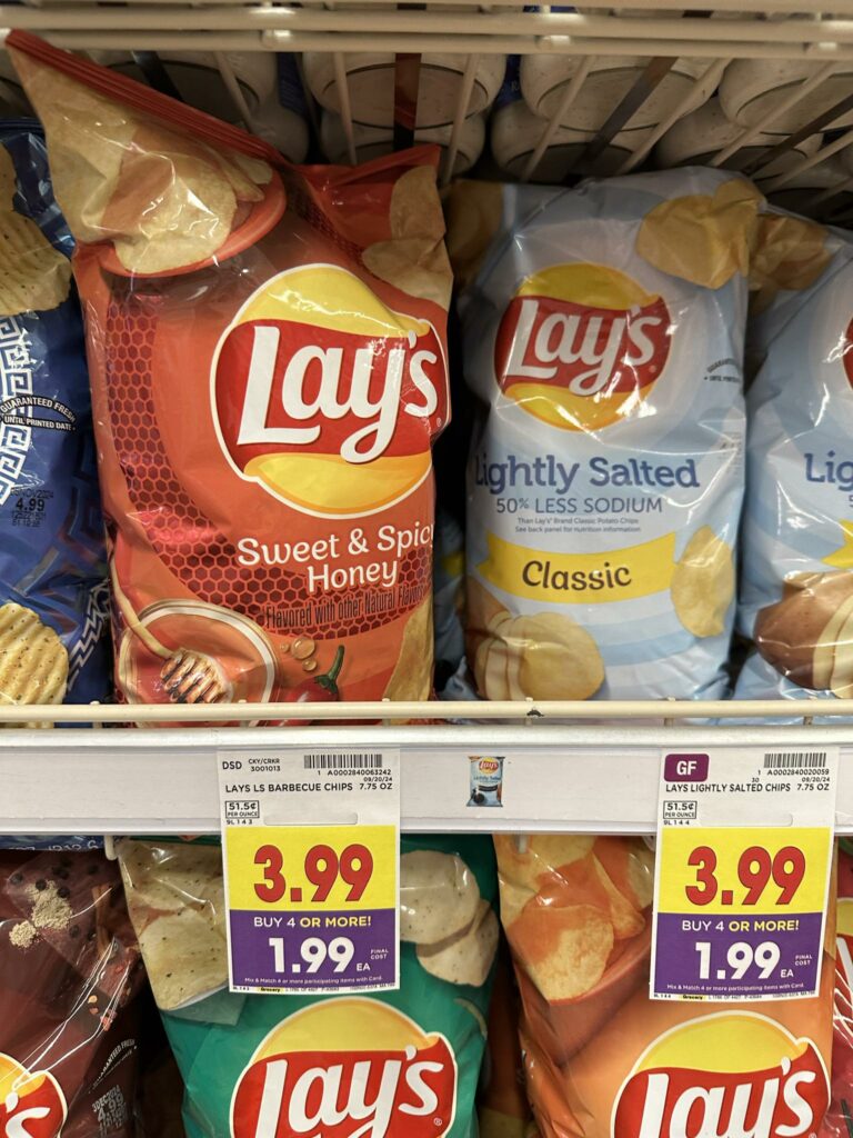 doritos, tostitos, cheetos and lays kroger shelf image' (1)