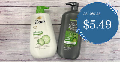 dove body wash kroger krazy