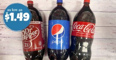 dr pepper, pepsi and coca cola 2 liter kroger krazy 1