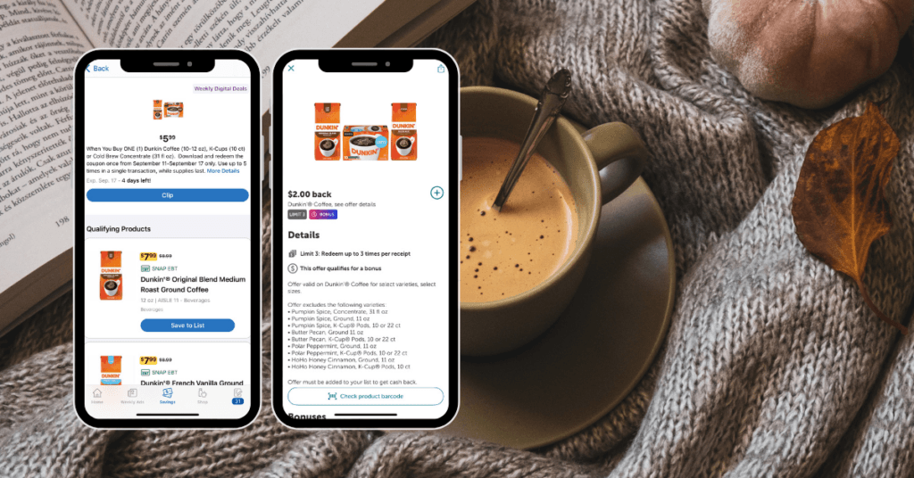 dunkin' coffee digital ib