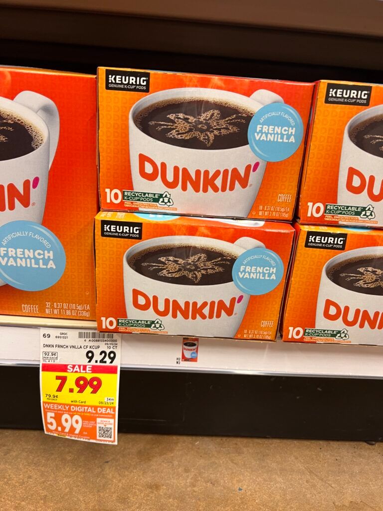 dunkin coffee kroger shelf image (1)