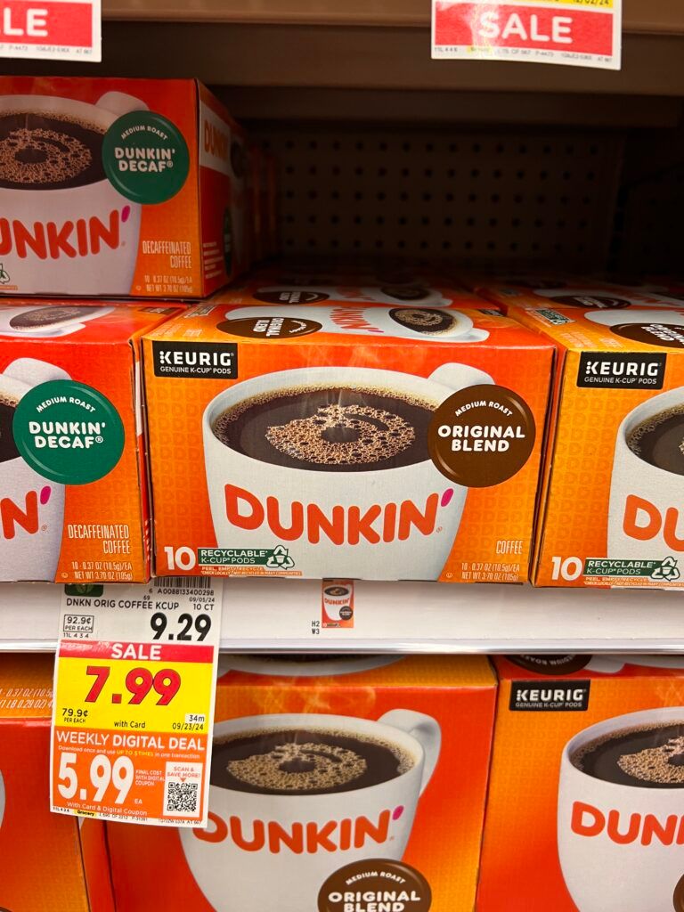 dunkin coffee kroger shelf image (1)