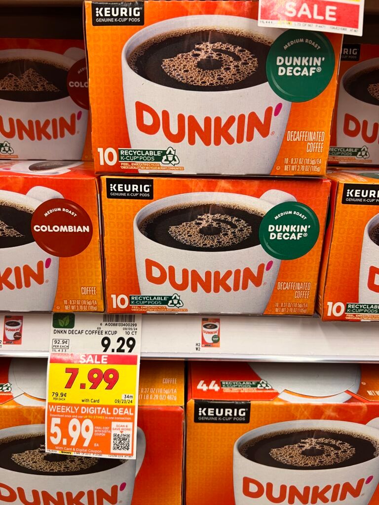 dunkin coffee kroger shelf image (1)