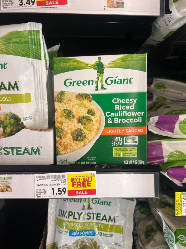 green giant steam veggies kroger shelf image (1)