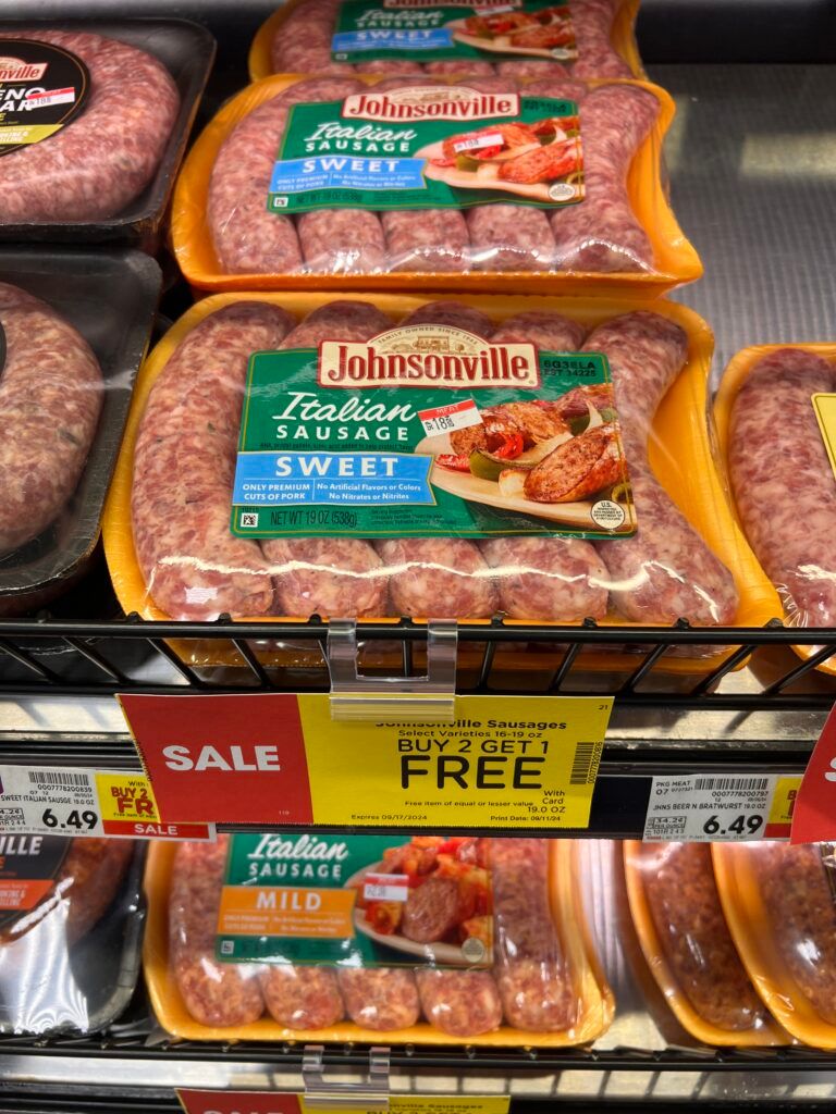 johnsonville sausage kroger shelf image (1)