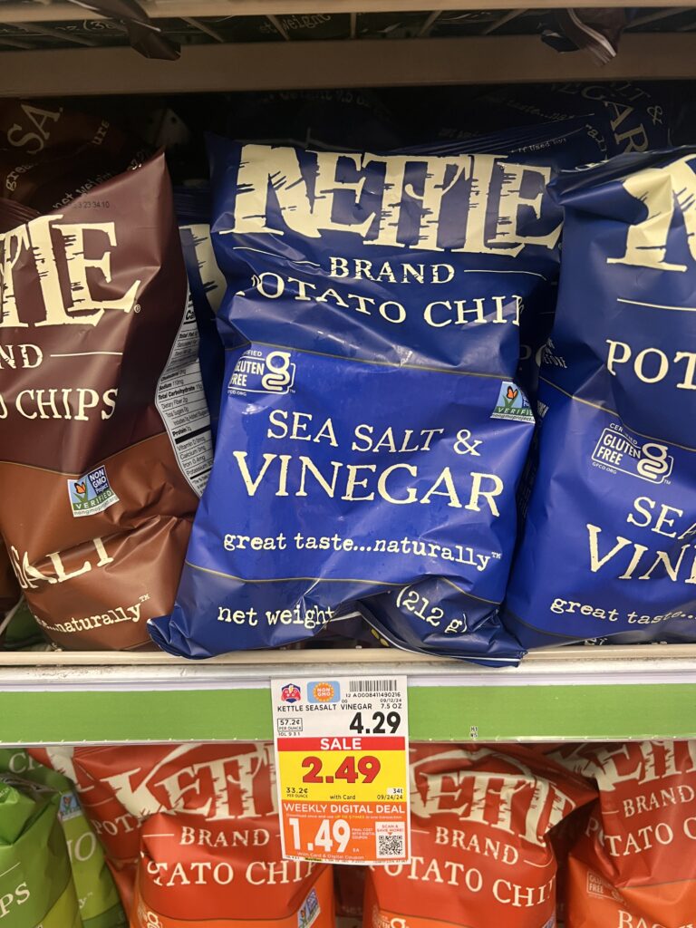 kettle brand chips kroger shelf image' (1)