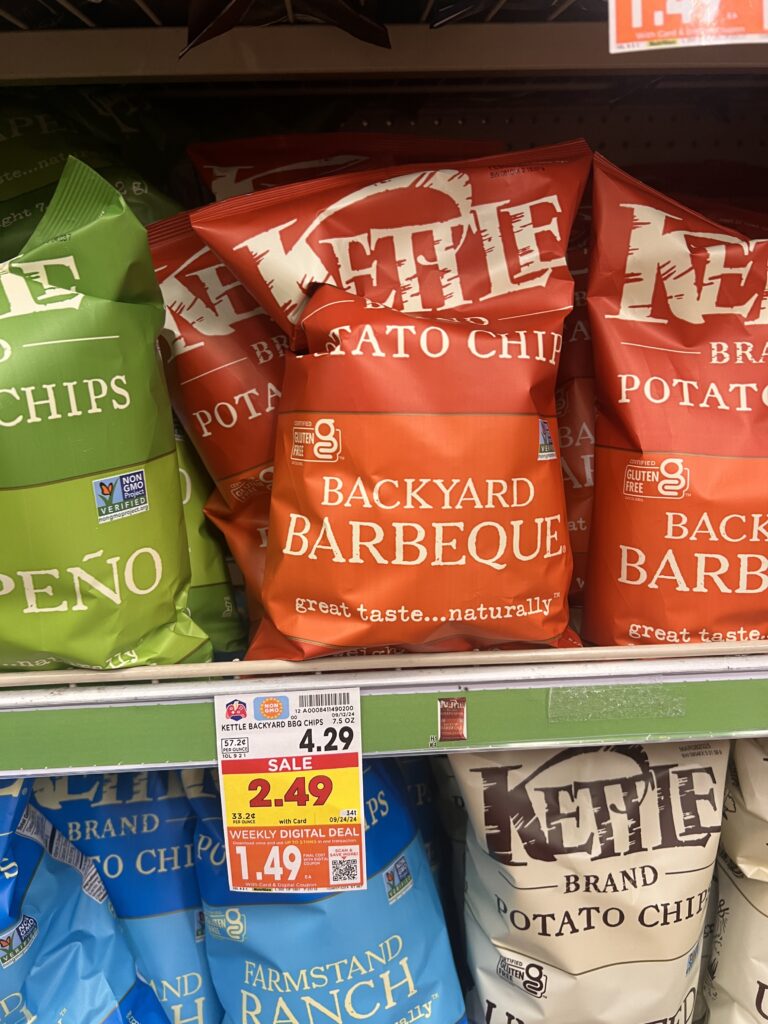 kettle brand chips kroger shelf image' (1)