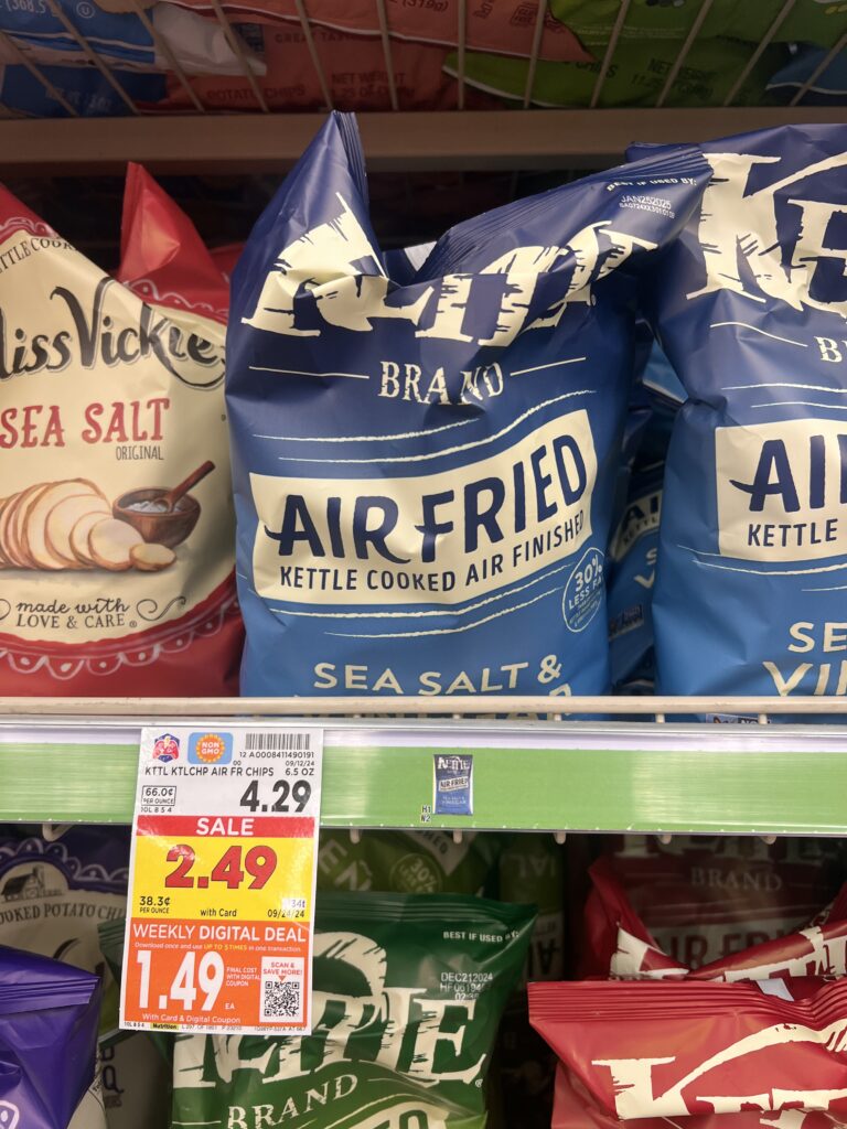 kettle brand chips kroger shelf image' (1)