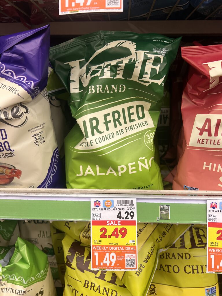 kettle brand chips kroger shelf image' (1)