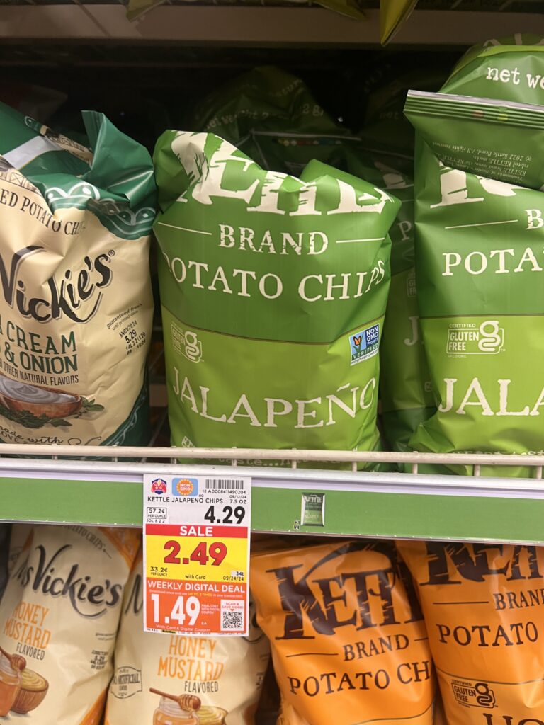 kettle brand chips kroger shelf image' (1)