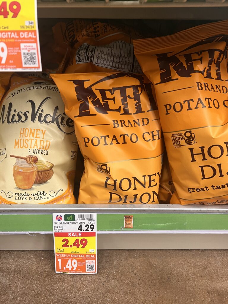 kettle brand chips kroger shelf image' (1)