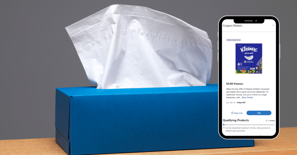 kleenex tissues digital